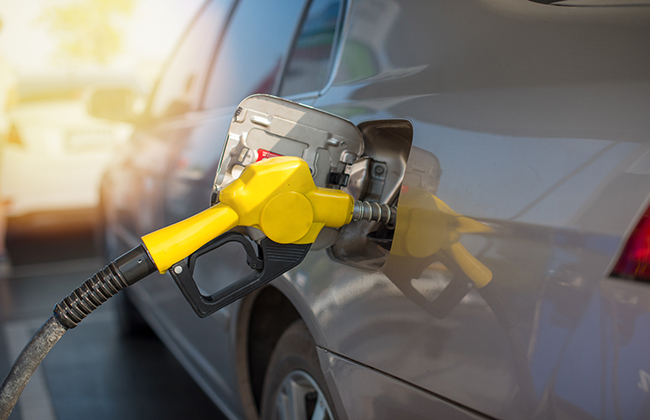 Refill and filling Oil Gas Fuel at station.