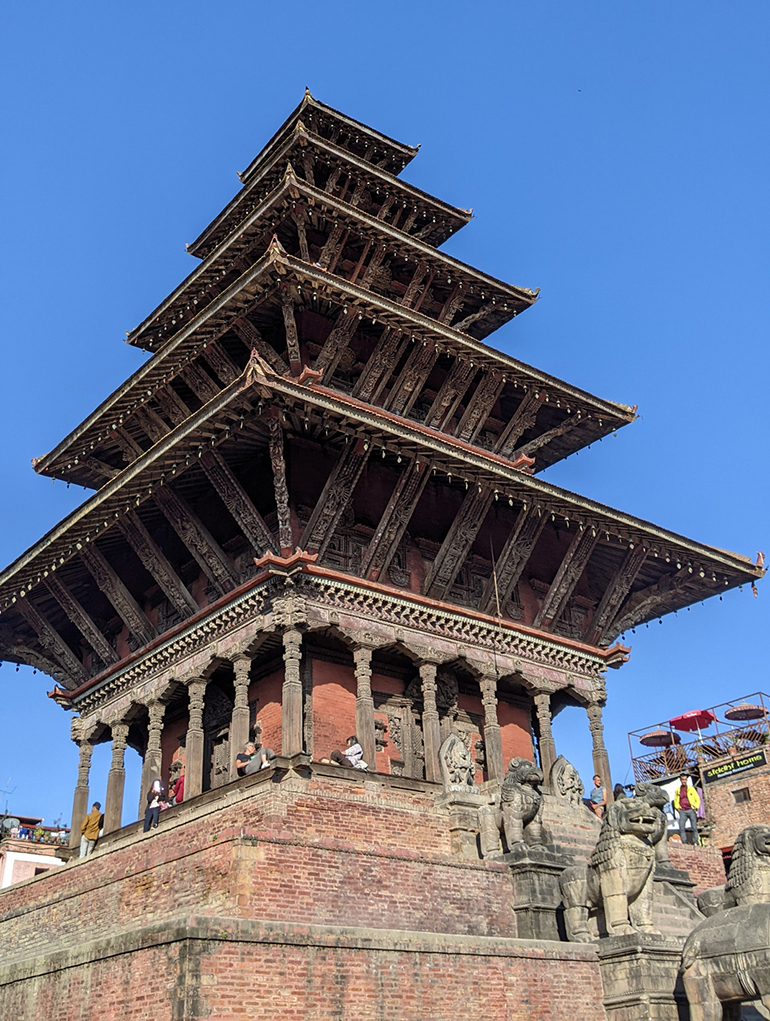 2f Pięciopiętrowa pagoda Njatapola Bhaktapur