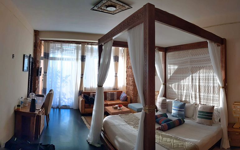 3b Przytulny pokój naszego hotelu w Lalibela Etiopia